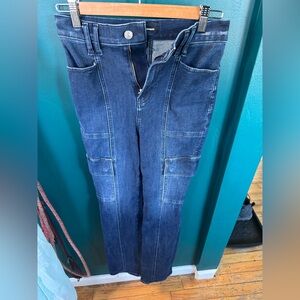 Express cargo high rise jeans